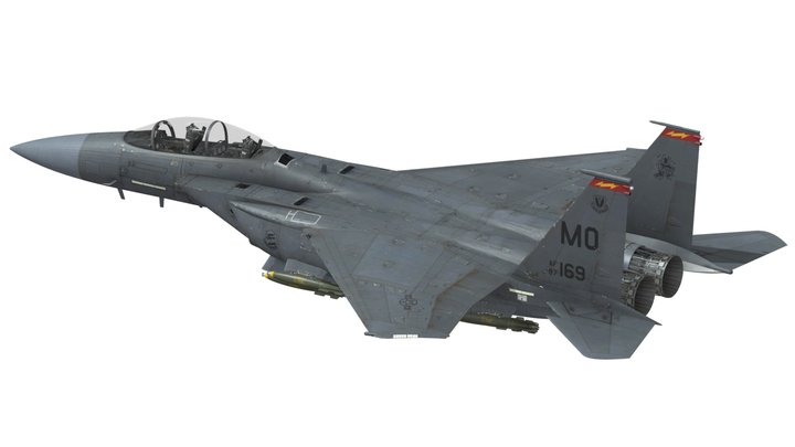 F-15E with Mk.82 Snakeye bombs – Kostenloses 3D-Modell STL
