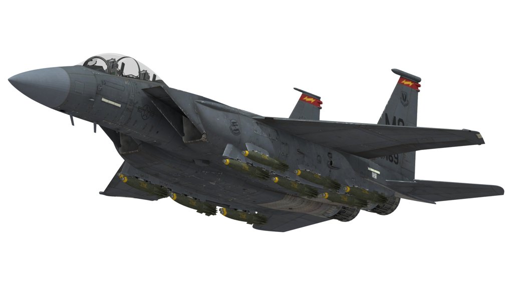 F-15E with Mk.82 Snakeye bombs