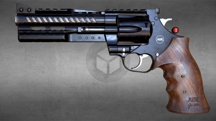 Korth NXR 44 Magnum 3D Model