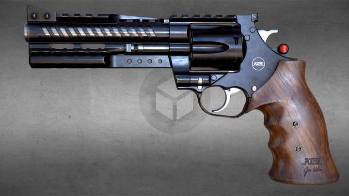 Korth NXR 44 Magnum 3D Model