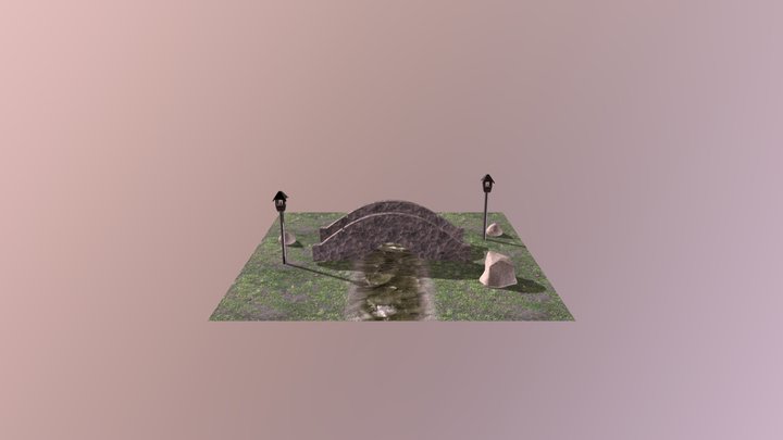Bridge Diarama 3D Model