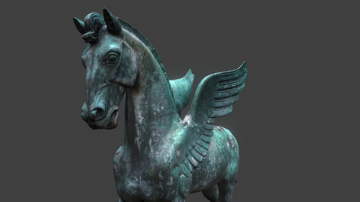 Teatr Wielki Poznań - Pegaz 3D Model