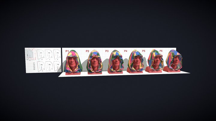 3D hood: Material 34 – Kostenloses 3D-Modell STL