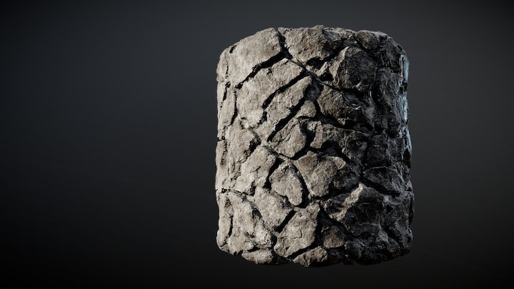 Rock wall {SUBSTANCE DESIGNER} 3D Model