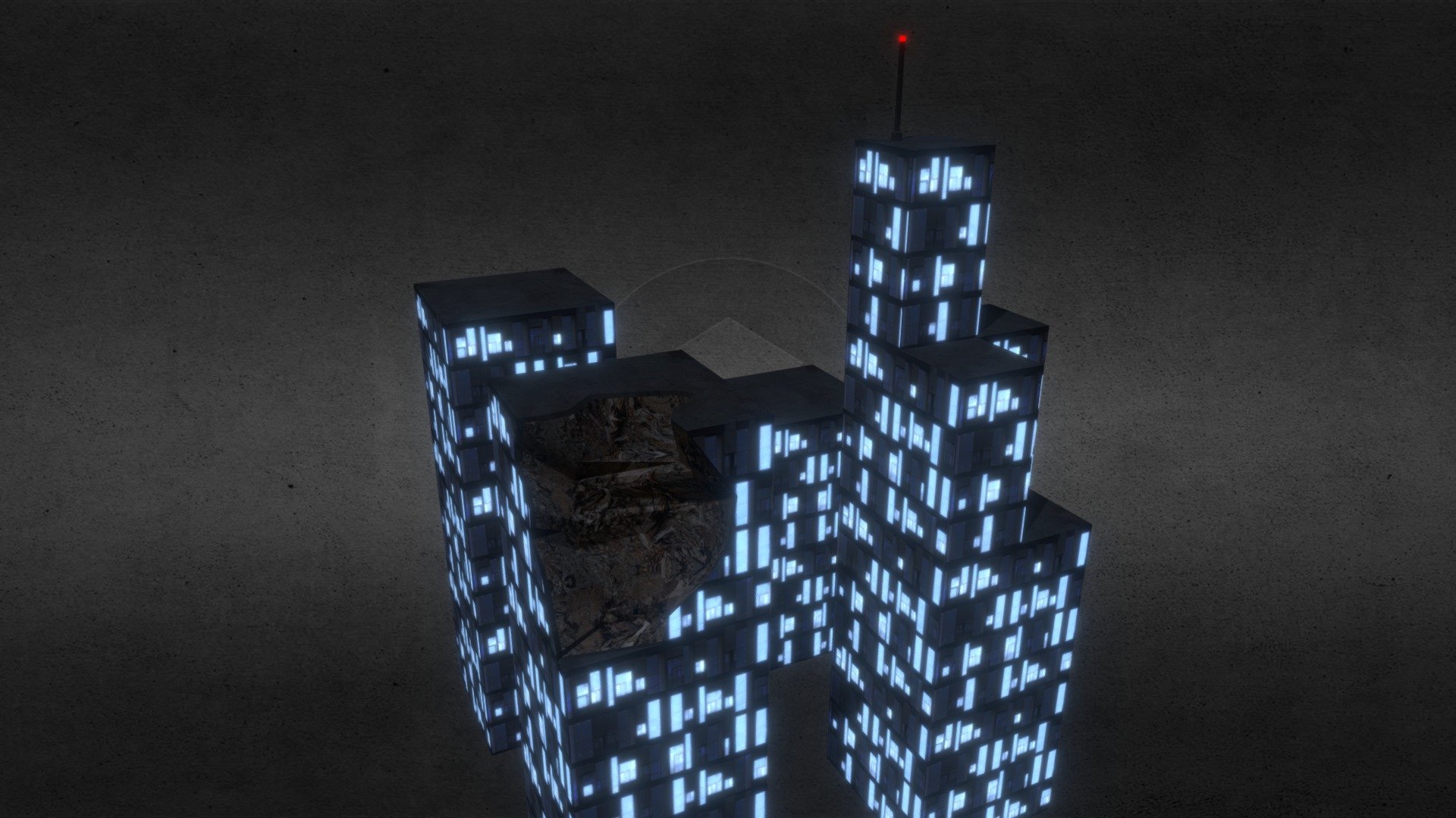 lowPoly lowRes buildings
