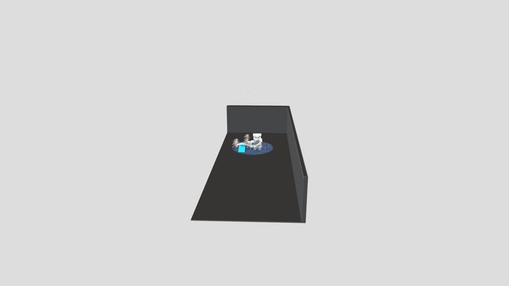 Stylized House Scene 3D Model