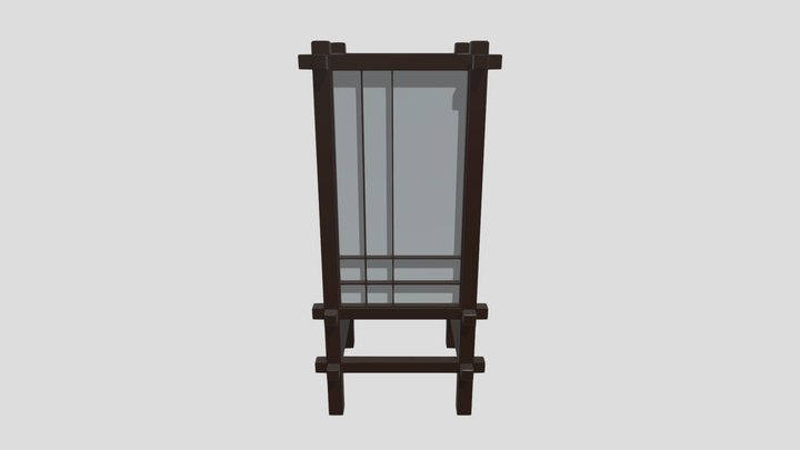 Traditional Japanese Lantern 3D Model