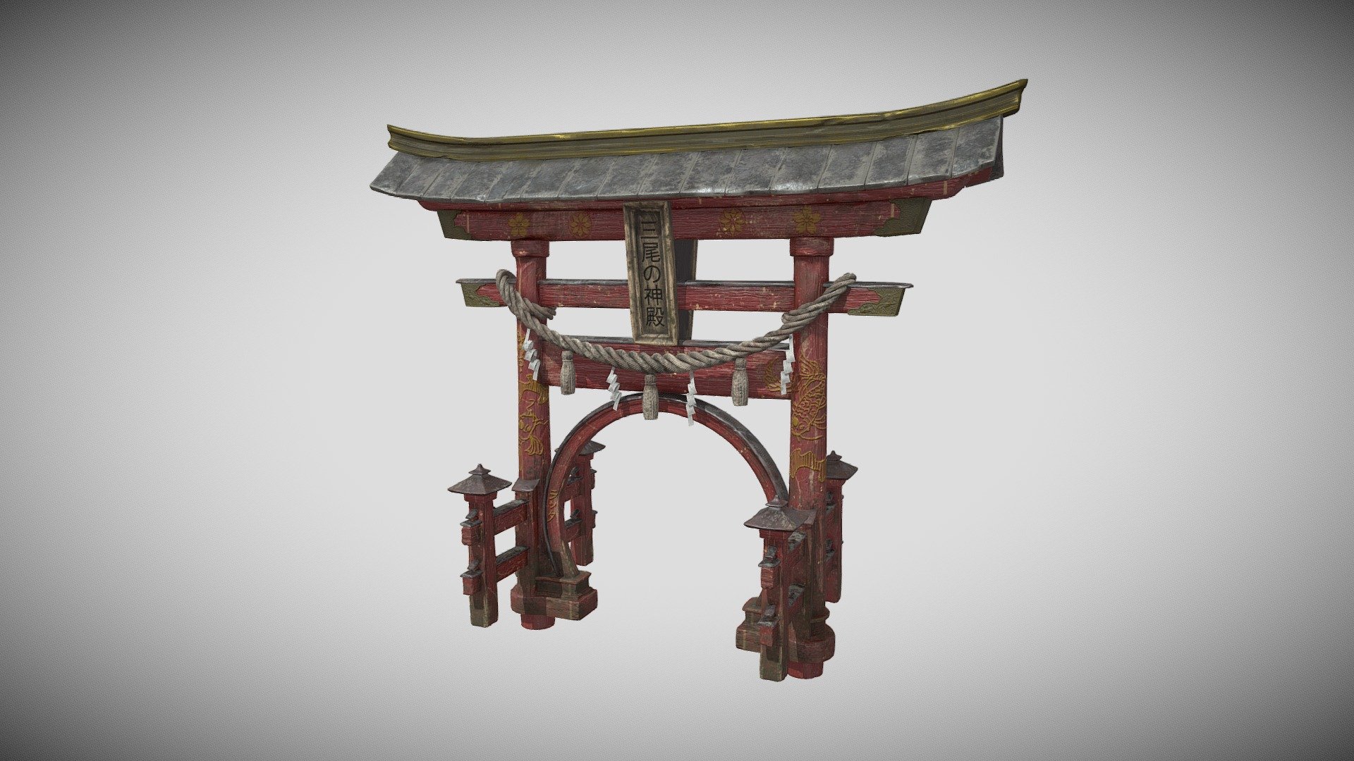 Ryobu-torii - 3D model by Wekt [5e1d753] - Sketchfab