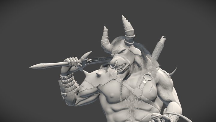 Cheng Lok_Minotaur 3D Model