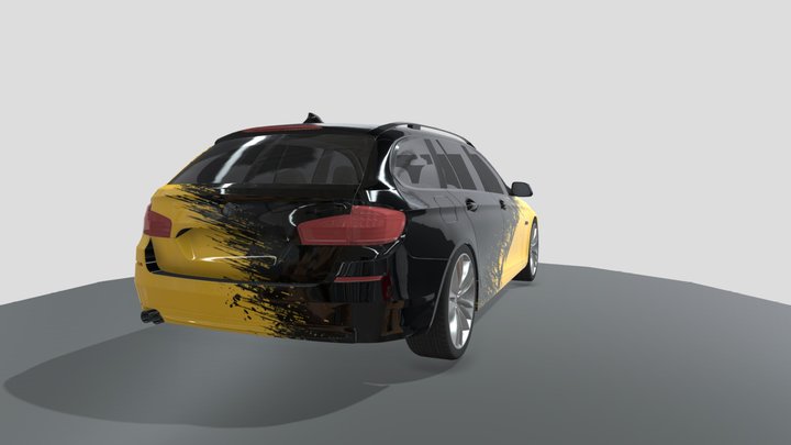 BMW E61 3D Model
