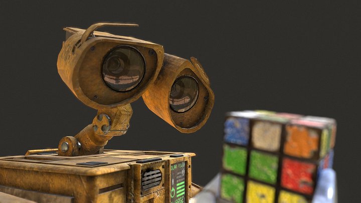 Wall-E Fan Art 3D Model