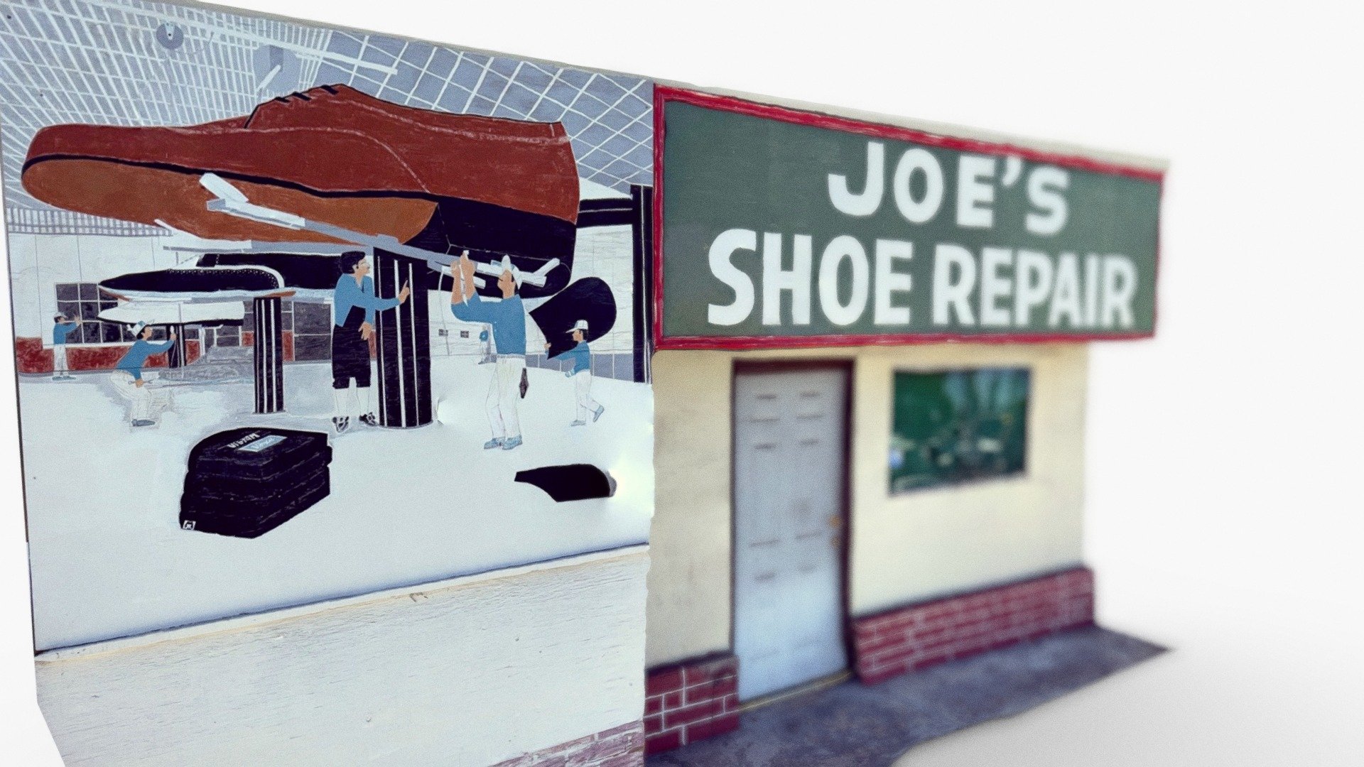 Joe's Shoe Repair Download Free 3D model by Keith Ito (keithito
