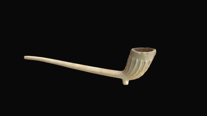 RK17 A00170 Clay pipe 3D Model