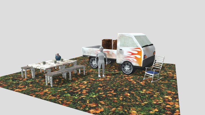 DAE 5 Finished props - Grandma's house 3D Model