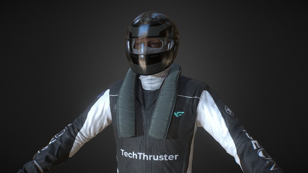 formula car driver - A 3D model collection by saif abbas ...