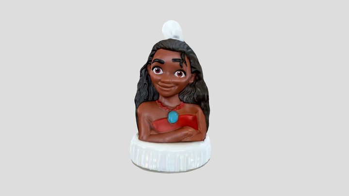 Moana Juice Topper 3D Model