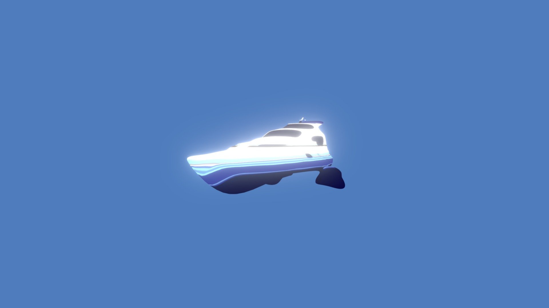 Low Poly Fantasy Yacht (FREE)