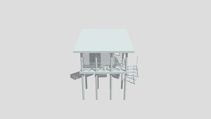 HouseModel_ByTheOcean 3D Model