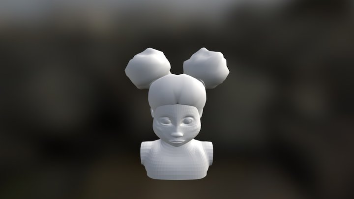 Character-bust-A 3D Model