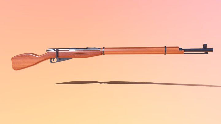 Mosin Nagant M1891 3D Model