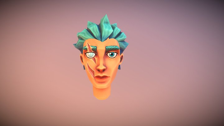 Female Head - Concept Phenomena 3D Model