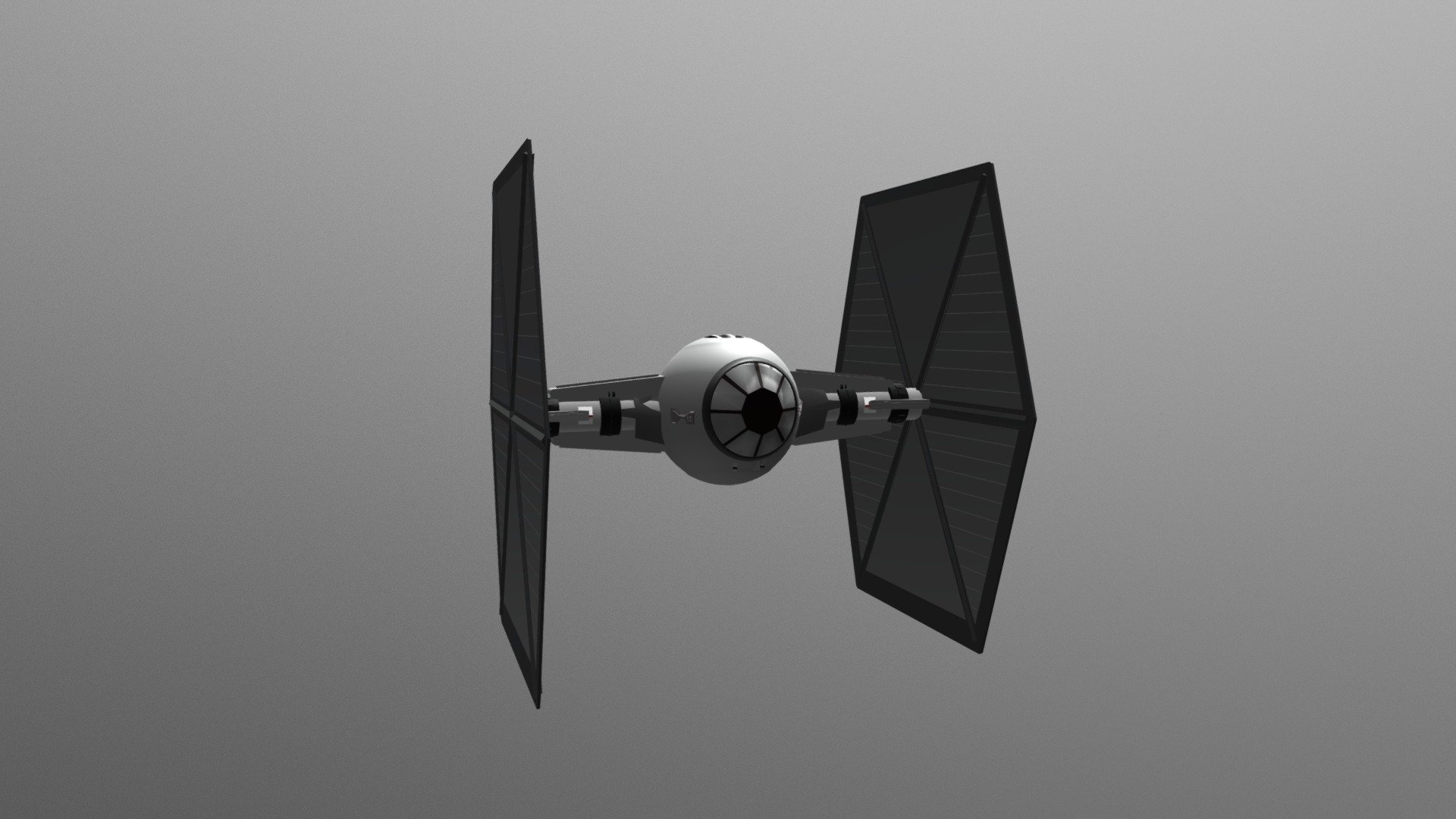 Imperial Tie Starfighter 3d Model By Lemushki [5e29756] Sketchfab