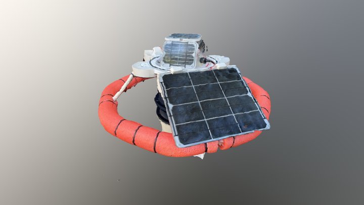 Floating iOT Edge Experimental Buoy 3D Model
