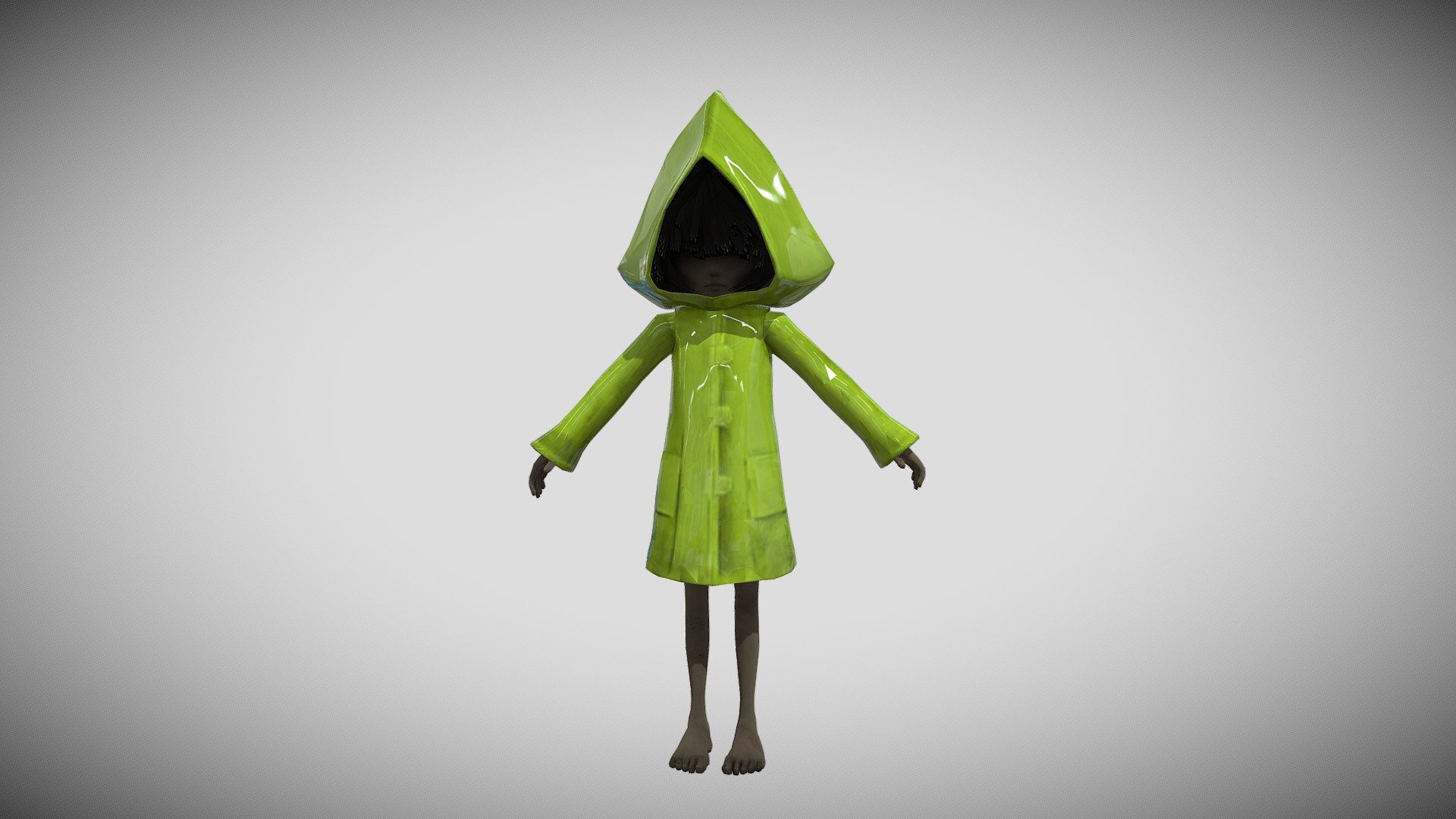 Little nightmares six 3D Model in Child 3DExport