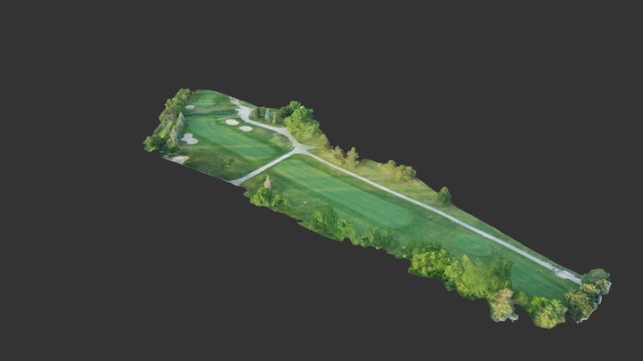St. Clair Shores Golf Course - Hole #3 3D Model