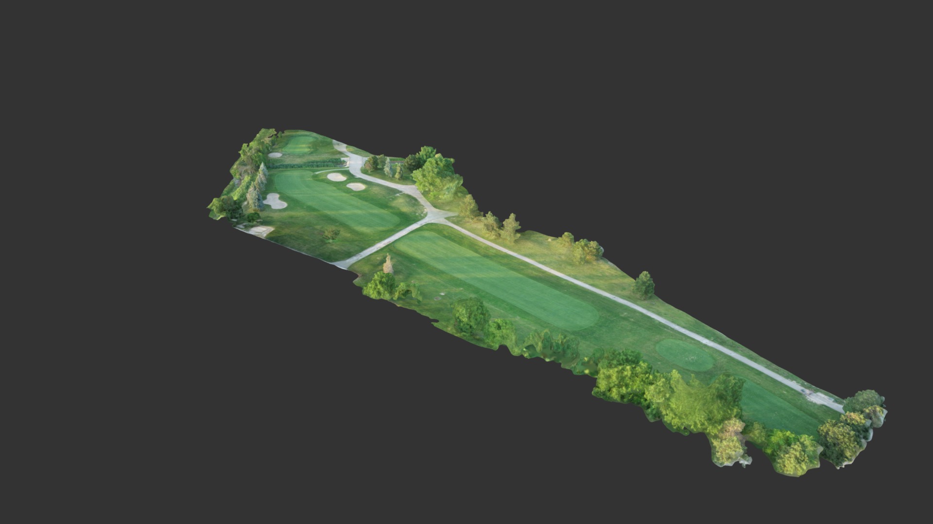 St. Clair Shores Golf Course Hole 3 3D model by midwestaerotech [5e29d46] Sketchfab