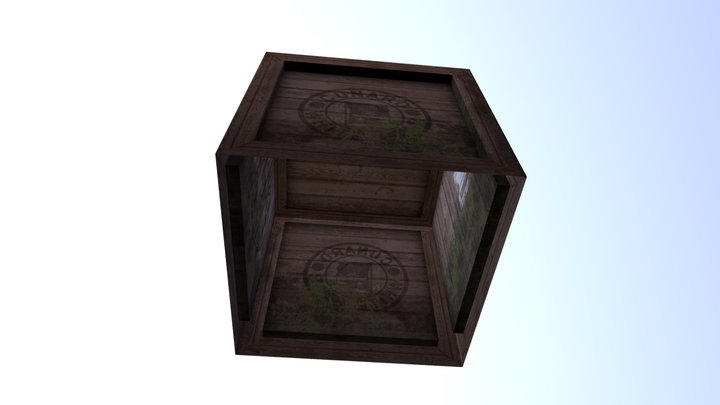 Crate 3D Model