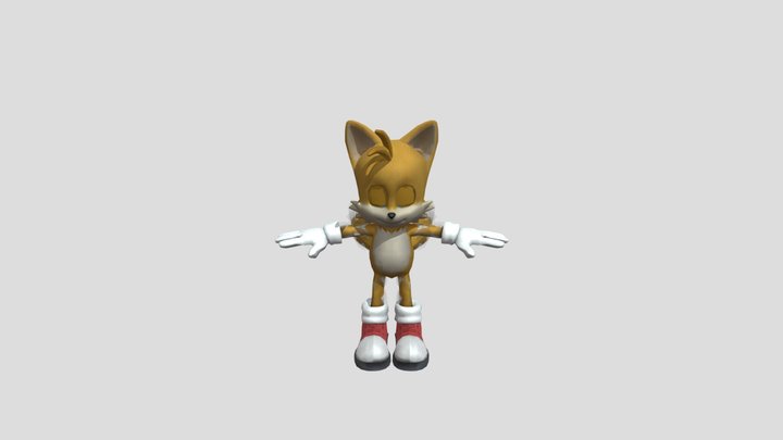 Tails Movie Sonic 3 3D Model