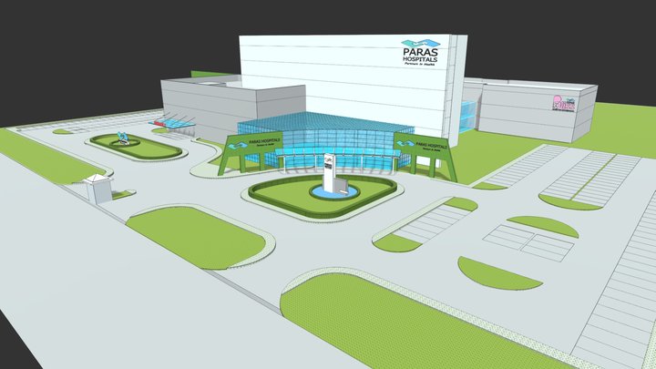 PARAS-HEC HOSPITAL, RANCHI 3D Model