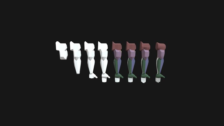 Anatomy study (arm) 3D Model