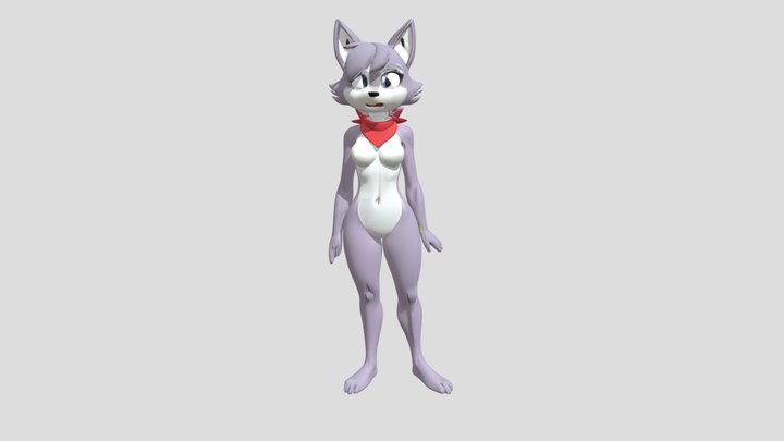 female rambley (texture yaay) 3D Model