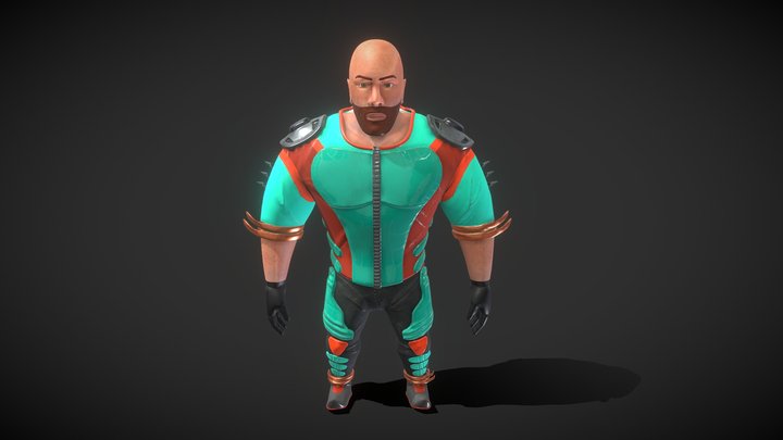 B2C2_Lerho_Jeremy_CharaAdvArt_SculptPose 3D Model