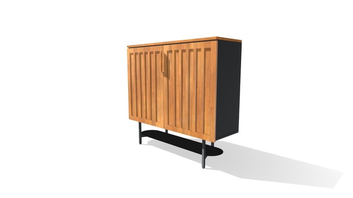 BORGIN CABINET (BGC-01) 120x38x110cm 3D Model