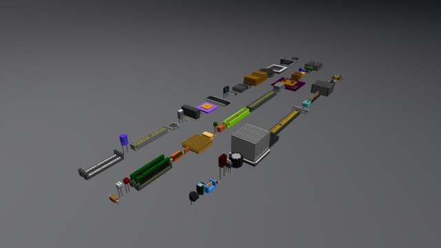 Components 3D Model