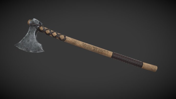 Viking Axe 3D Model