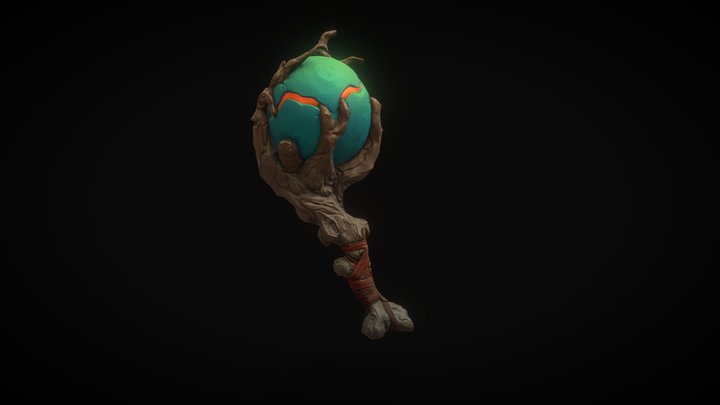 Druid Wand – Modello 3D gratuito STL