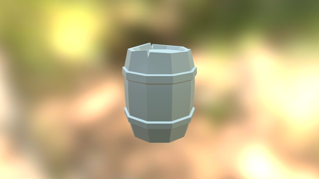 Barrel — Sketchfab embed 3D viewer