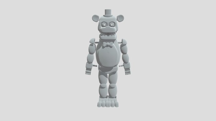 Cattermelon_fredbear 3D Model