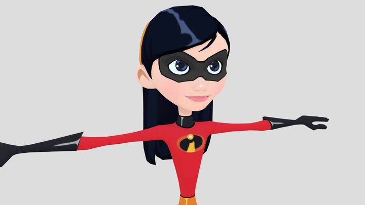 Violet 3D Model