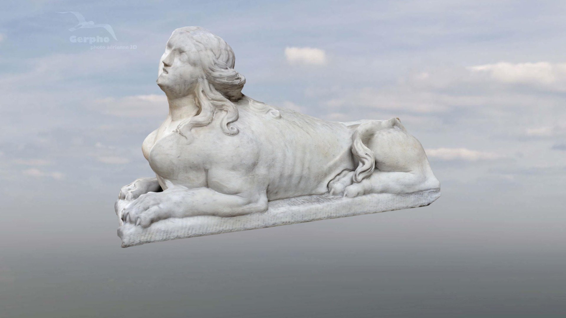 Sphinx statue - Hotel de Sully - Paris