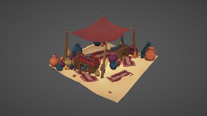 DAE Pottery Bazaar 3D Model