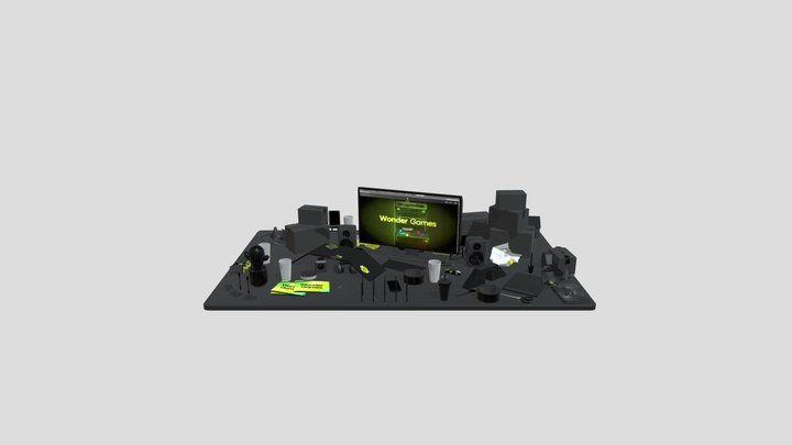 wonder_vision_objects_on_map 3D Model