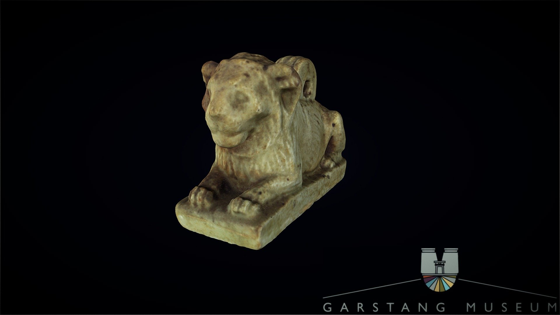Faience Lion Amulet