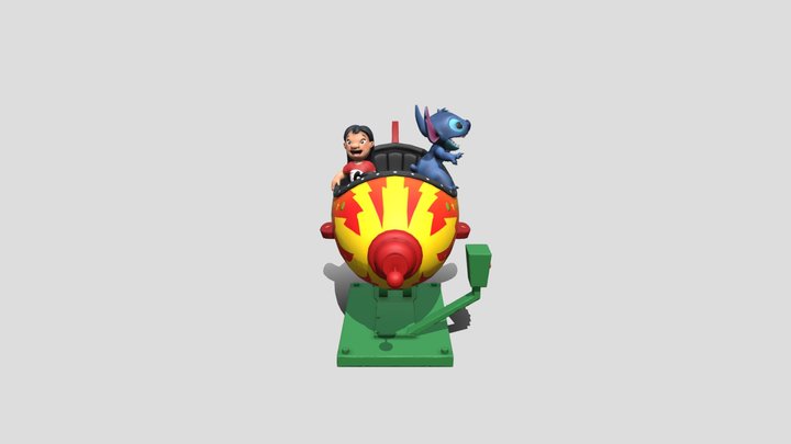 Lilo And Stitch Space Adventure 3D Model