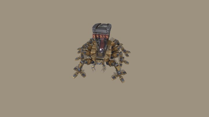 ArañaMecha 3D Model