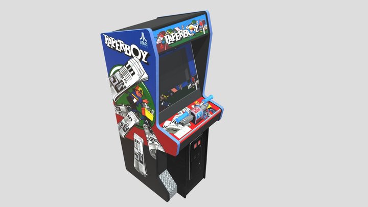 Paper Boy Arcade 3D Model